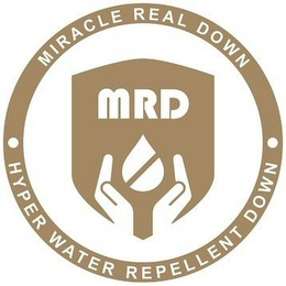 MRD MIRACLE REAL DOWN HYPER WATER REPELLENT DOWN logo