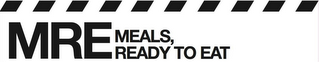 MRE MEALS, READY TO EAT logo
