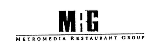 MRG METROMEDIA RESTAURANT GROUP logo