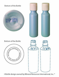 MRI CMD BOTTOM OF THE BOTTLE NO BPA/BPH MATERIALS PRODCUT OF UTAH, USA logo
