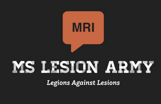 MRI MS LESION ARMY LEGIONS AGAINST LESIONS logo
