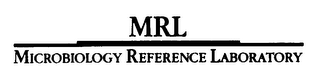 MRL MICROBIOLOGY REFERENCE LABORATORY logo