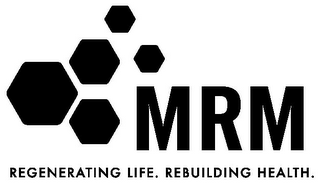 MRM REGENERATING LIFE. REBUILDING HEALTH. logo