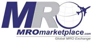 MRO MROMARKETPLACE.COM GLOBAL MRO EXCHANGE logo