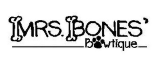 MRS. BONES' BOWTIQUE logo