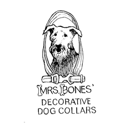 MRS. BONES' DECORATIVE DOG COLLARS logo