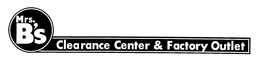 MRS. B'S CLEARANCE CENTER & FACTORY OUTLET logo