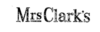 MRS CLARK'S logo