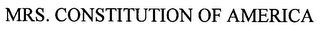 MRS. CONSTITUTION OF AMERICA logo