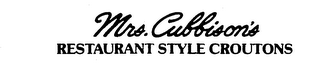 MRS. CUBBISION'S RESTAURANT STYLE CROUTONS logo