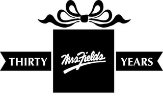 MRS. FIELDS THIRTY YEARS logo