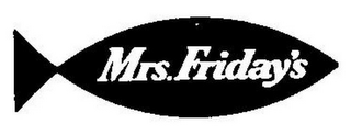 MRS. FRIDAY'S logo