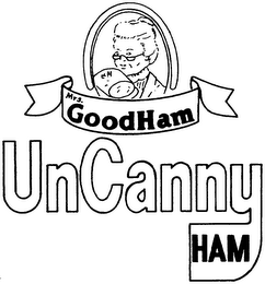 MRS. GOODHAM UNCANNY HAM logo