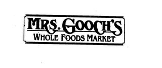 MRS. GOOGHS WHOLE FOODS MARKET logo