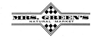 MRS. GREEN'S NATURAL MARKET logo