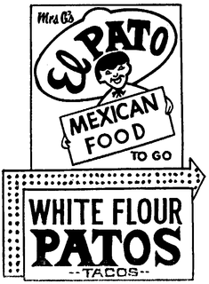 MRS. G'S EL PATO - MEXICAN FOOD TO GO - WHITE FLOWER PATOS - TACOS logo