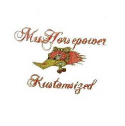 MRS.  HORSEPOWER KUSTOMSIZED logo