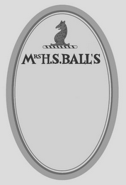 MRS H.S.BALL'S logo