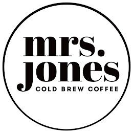 MRS. JONES COLD BREW COFFEE logo