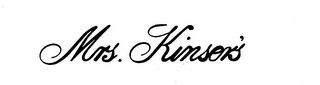 MRS. KINSER'S logo