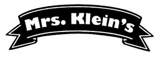 MRS. KLEIN'S logo