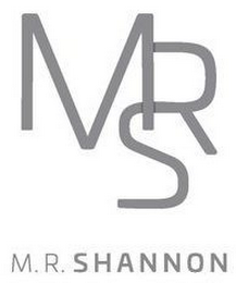 MRS M. R. SHANNON logo