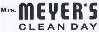 MRS. MEYER'S CLEAN DAY logo