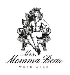 MRS. MOMMA BEAR WORK WEAR logo