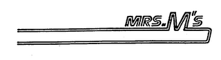 MRS. M'S