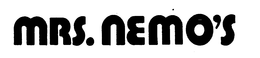 MRS. NEMO'S logo
