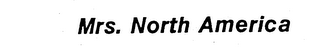 MRS. NORTH AMERICA logo