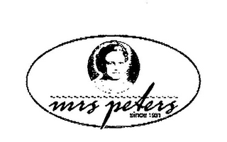MRS PETERS SINCE 1931 logo