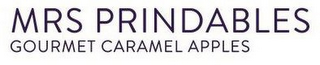 MRS PRINDABLES GOURMET CARAMEL APPLES logo