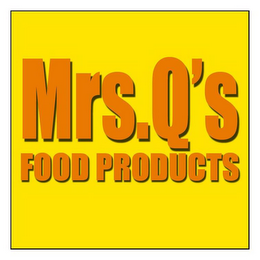 MRS. Q'S FOOD PRODUCTS logo
