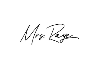 MRS. RAYE logo