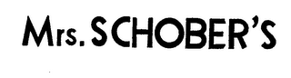 MRS. SCHOBER'S logo