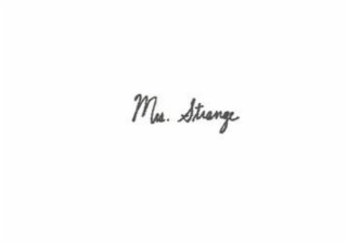 MRS. STRANGE logo