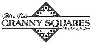 MRS. VAL'S GRANNY SQUARES IT'S JUST LIKE HOME logo
