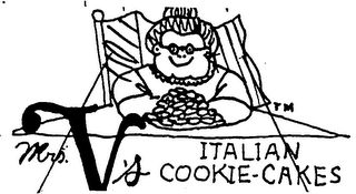 MRS. V'S ITALIAN COOKIE-CAKES logo