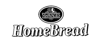 MRS. WAGES HOME BREAD logo