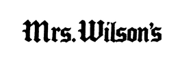 MRS. WILSON'S logo