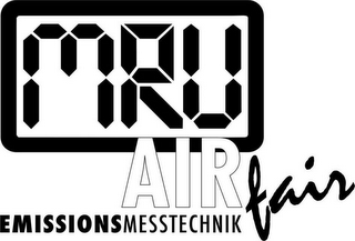 MRU AIR FAIR EMISSIONSMESSTECHNIK logo