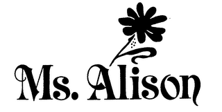 MS. ALISON logo