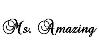 MS. AMAZING logo