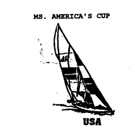 MS. AMERICA'S CUP USA logo