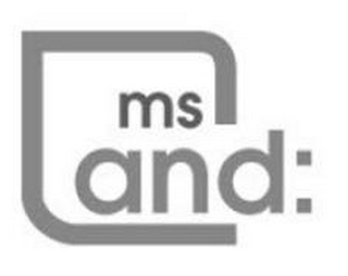 MS AND: logo