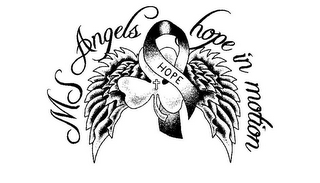 MS ANGELS HOPE IN MOTION HOPE logo