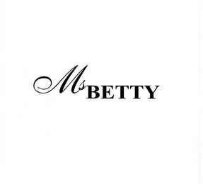 MS BETTY logo