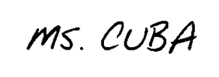 MS. CUBA logo
