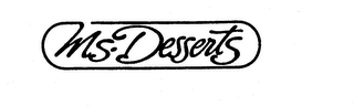 MS. DESSERTS logo